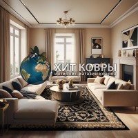 Китайский ковер 002005 Синий
